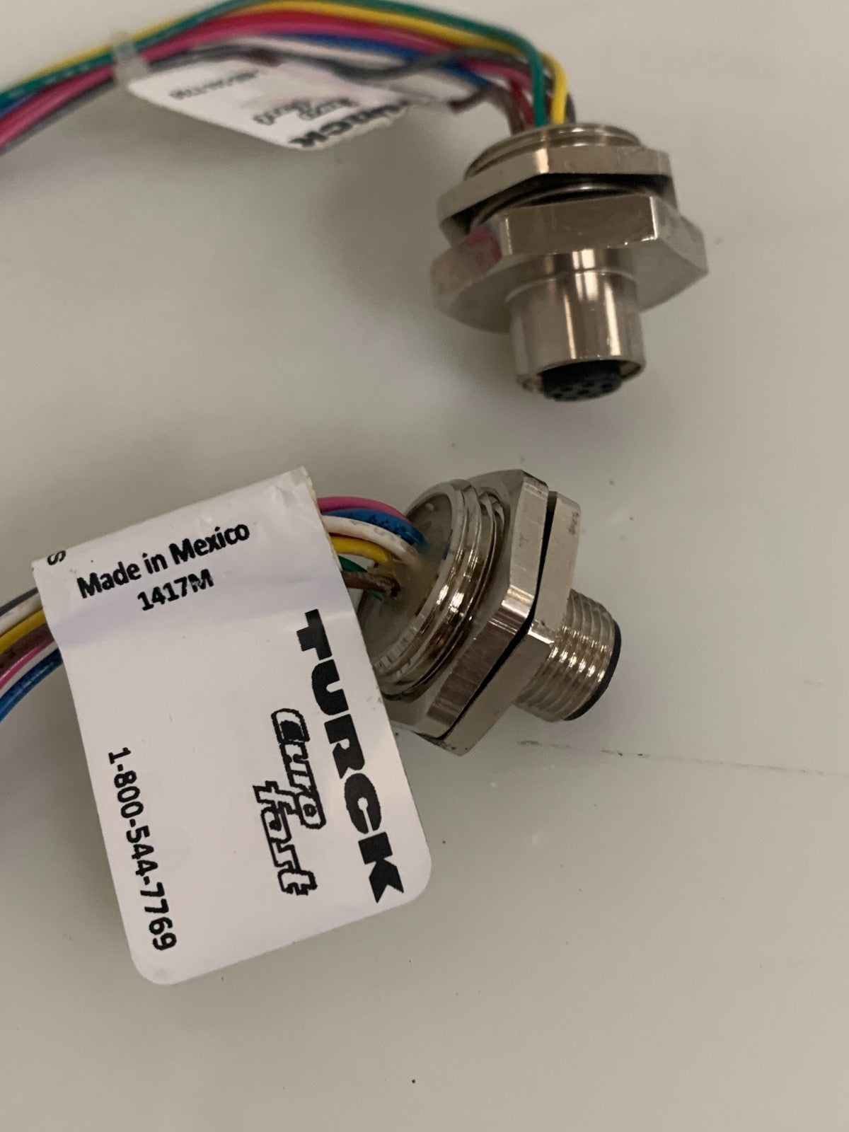 TURCK MINI FAST MALE AND FEMALE CONNECTOR CABLE 1X U-53339 1X U-23940