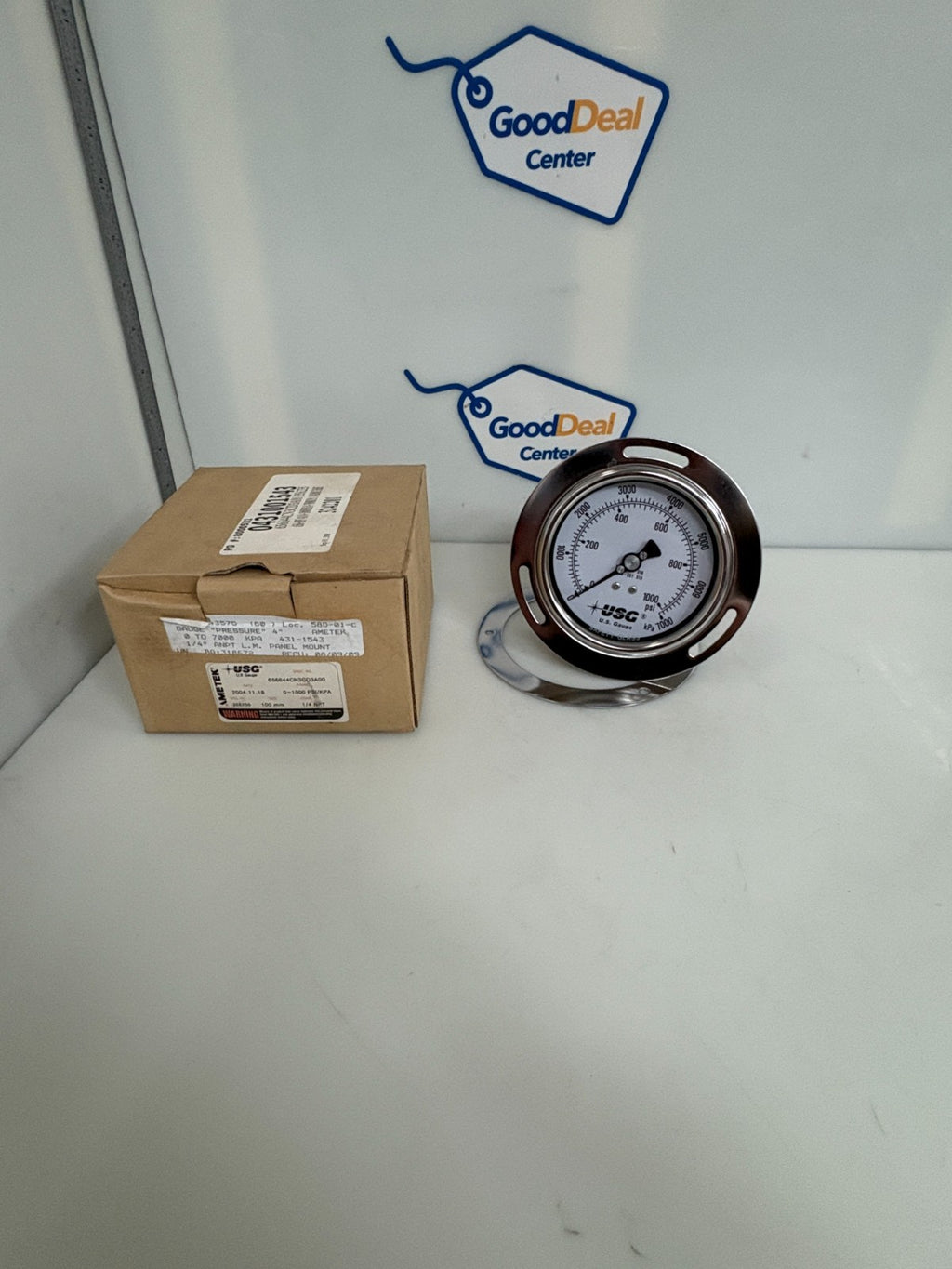 AMETEK USG PNEUMATIC PRESSURE GAUGE 0-1000 PSI
