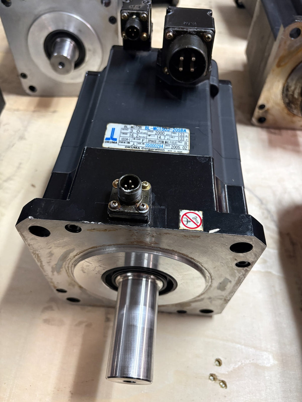 OKUMA SERVO MOTOR BL-MOTOR BL-MC150J-20SBA
