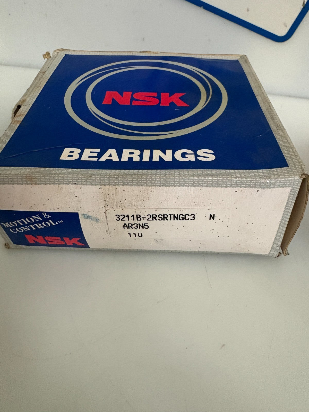 NSK DOUBLE ROW ANGULAR BALL BEARING 3211B-2RSRTNGC32