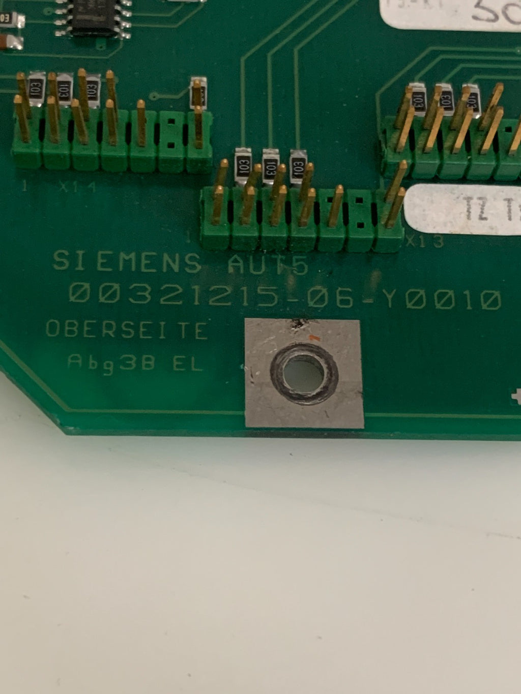 SIEMENS CIRCUIT BOARD 00321215-06-Y0010