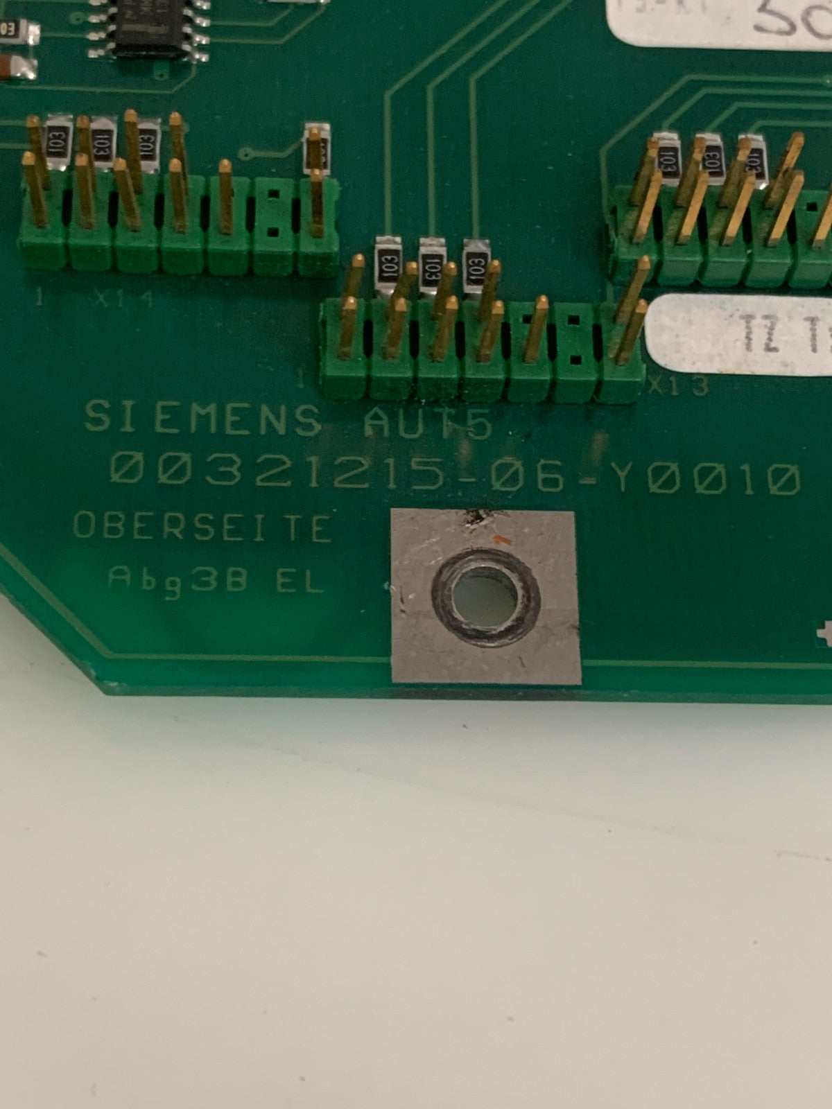 SIEMENS CIRCUIT BOARD 00321215-06-Y0010