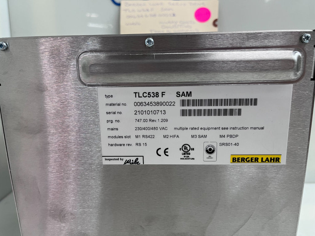 BERGER LAHR TLC638 F SAM  Servo Drive 00634638000221