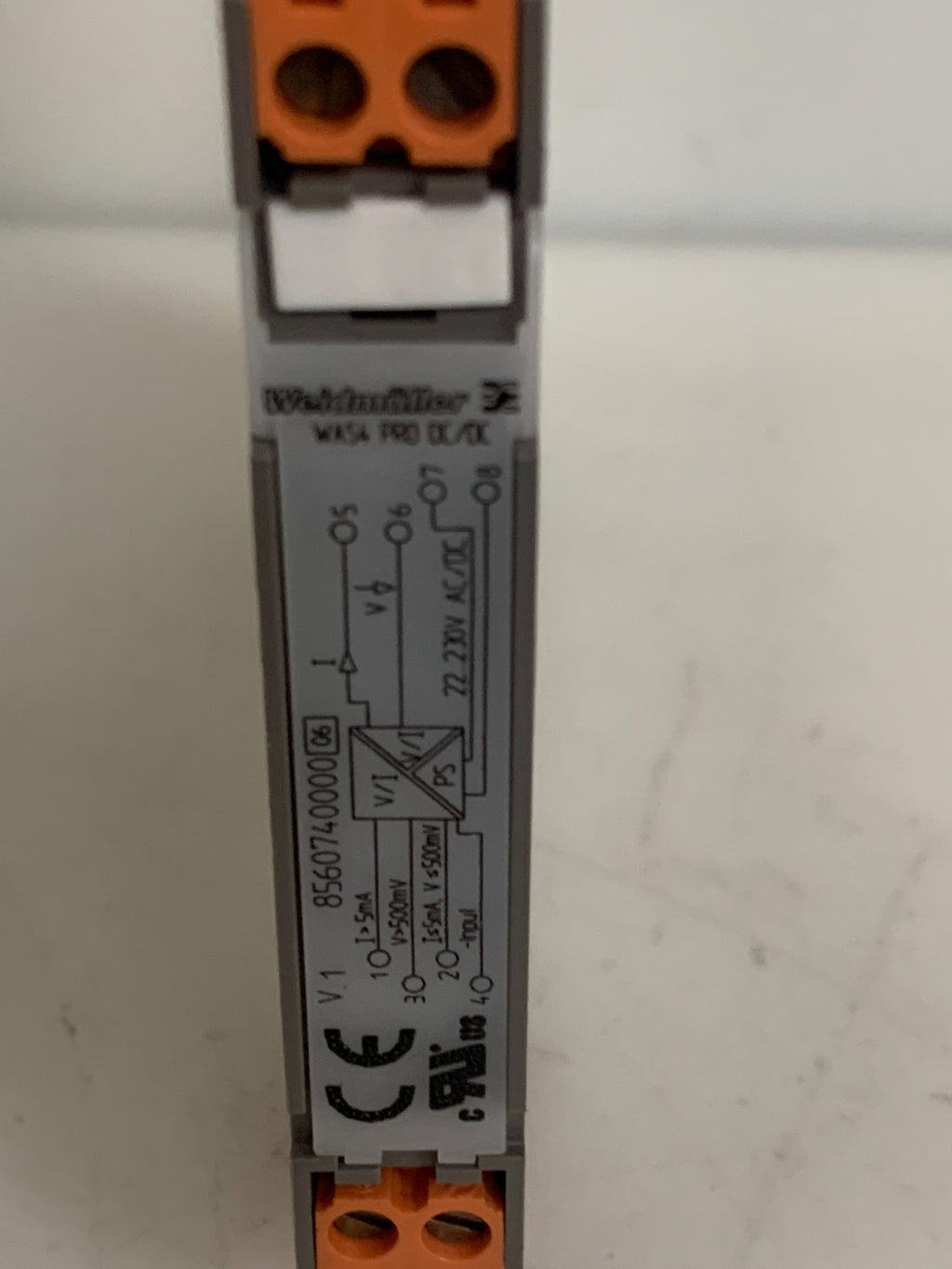 WEIDMULLER SIGNAL CONVERTER PRO ISOLATER 8560740006 06
