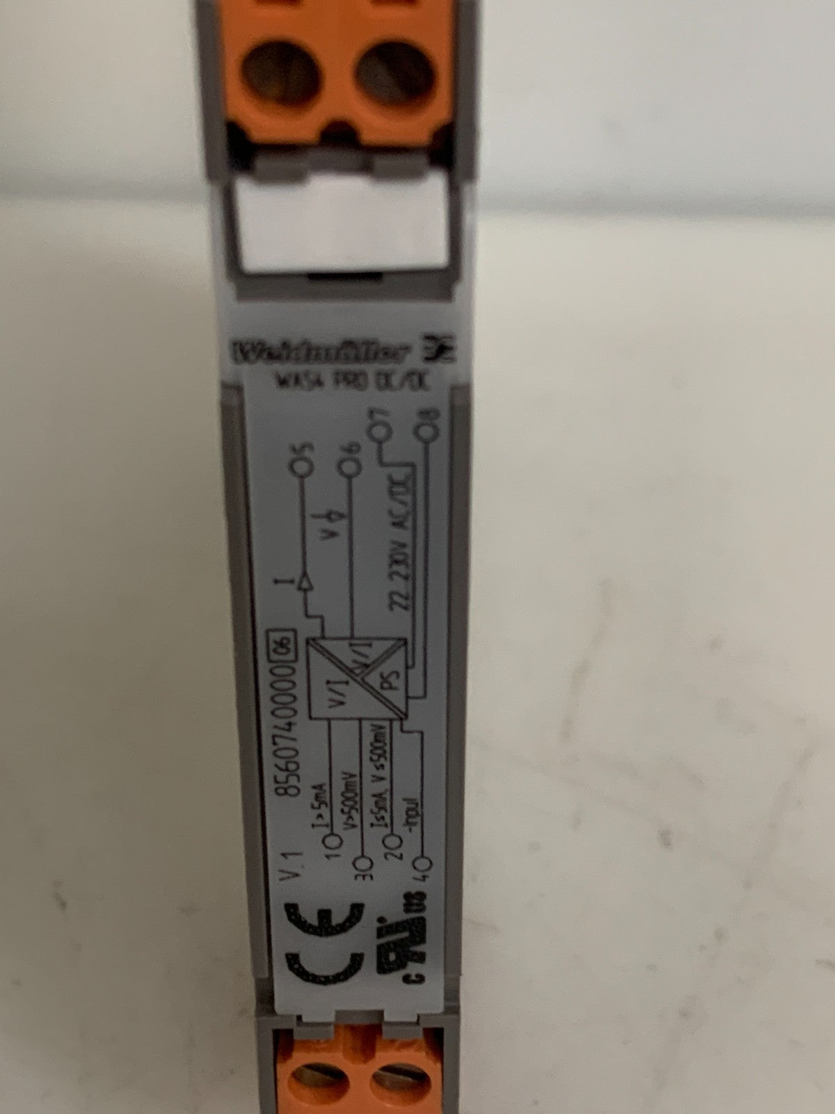 WEIDMULLER SIGNAL CONVERTER PRO ISOLATER 8560740006 06