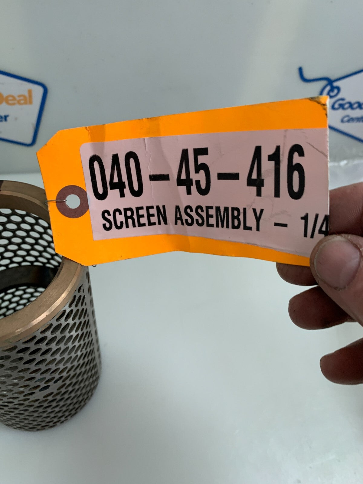 GEA SCREE ASSEMBLY 1/4" PERF 040-45-416