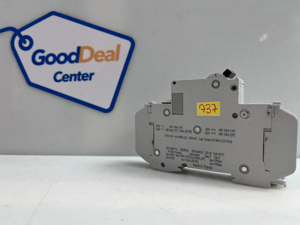 Lot of 3 SCHNEIDER ELECTRIC MULTI9 C60 D5A CIRCUIT BREAKERS