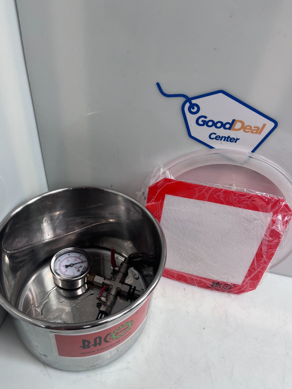 BACO  Stainless Steel Vacuum Degassing Chamber Kit
