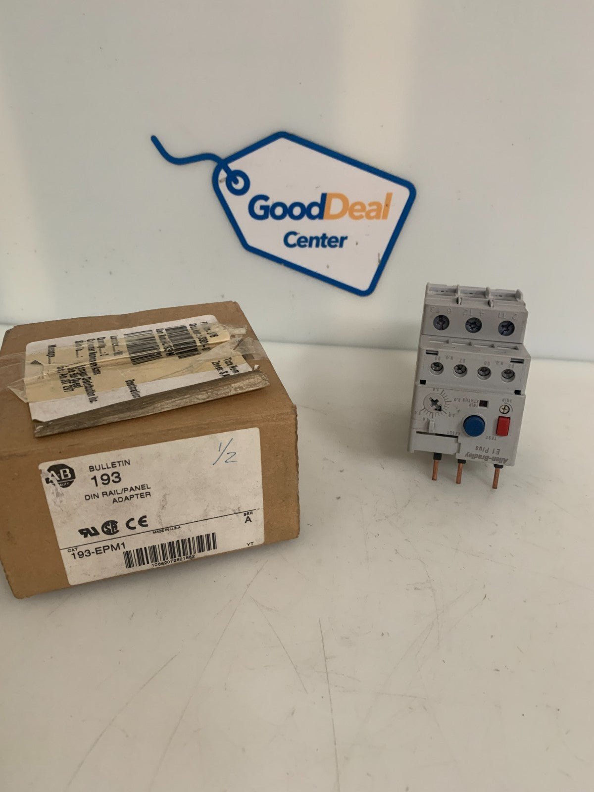 ALLEN BRADLEY OVERLOAD RELAY ADAPTOR 193-EPM10