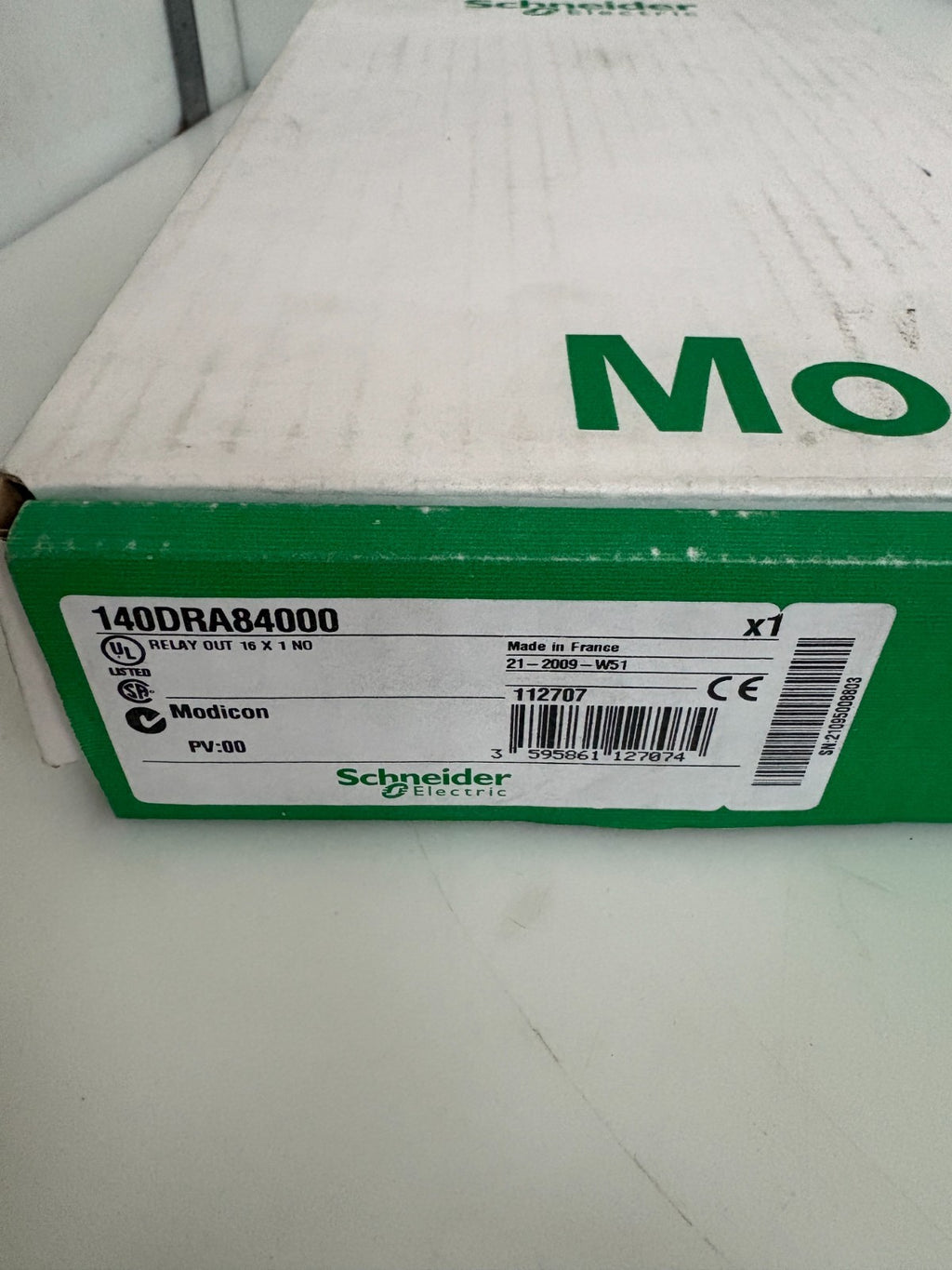 SCHNEIDER ELECTRIC RELAY OUT 16X1 NO MODICON 140DRA840003