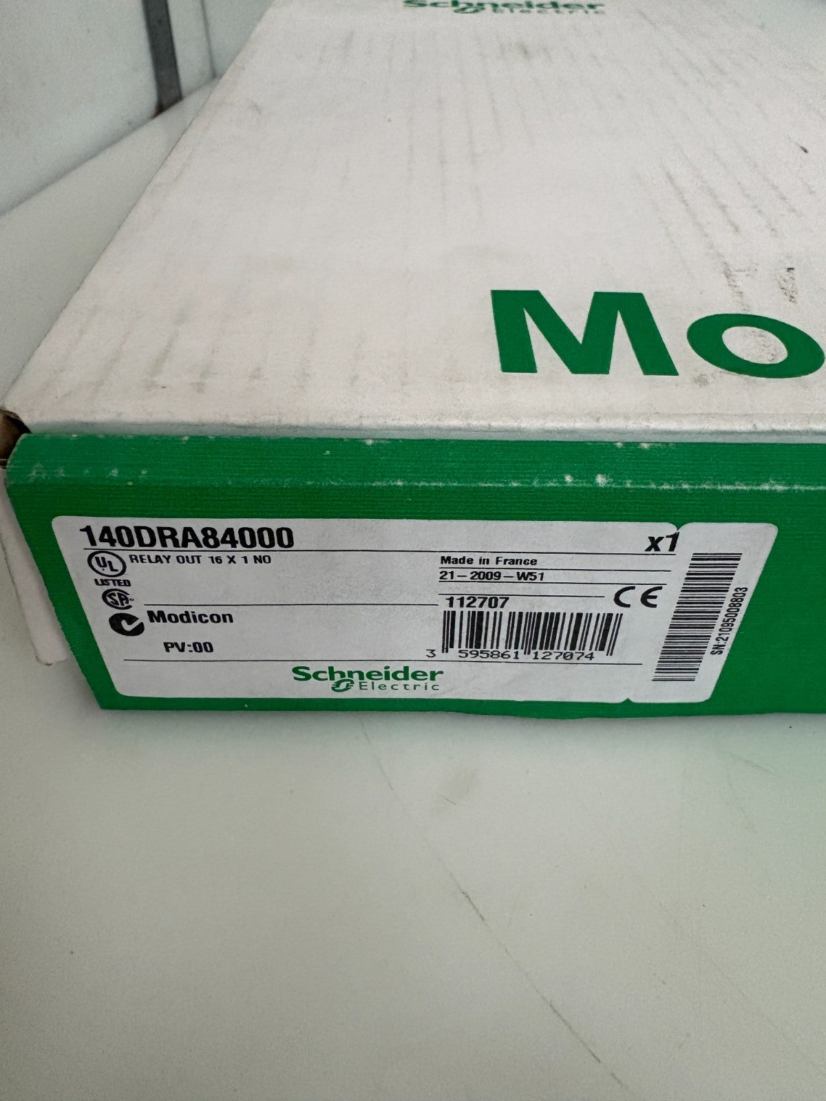 SCHNEIDER ELECTRIC RELAY OUT 16X1 NO MODICON 140DRA840003