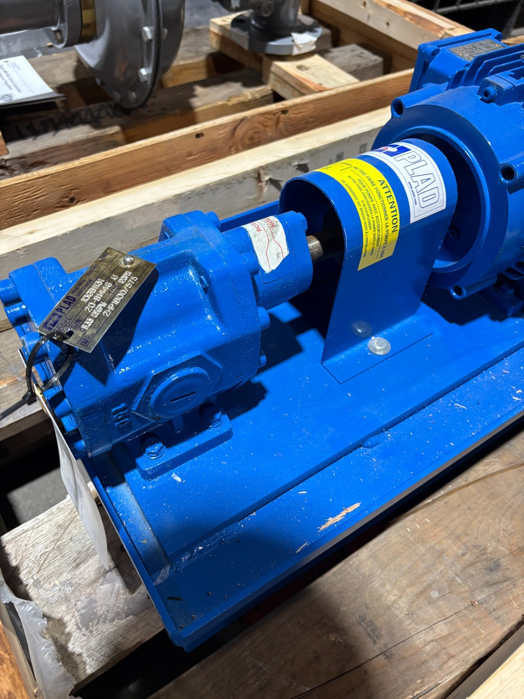 ALBANY PLAD CAST IRON POSITIVE DISPLACEMENT HELICAL GEAR PUMPS 10GB11311
