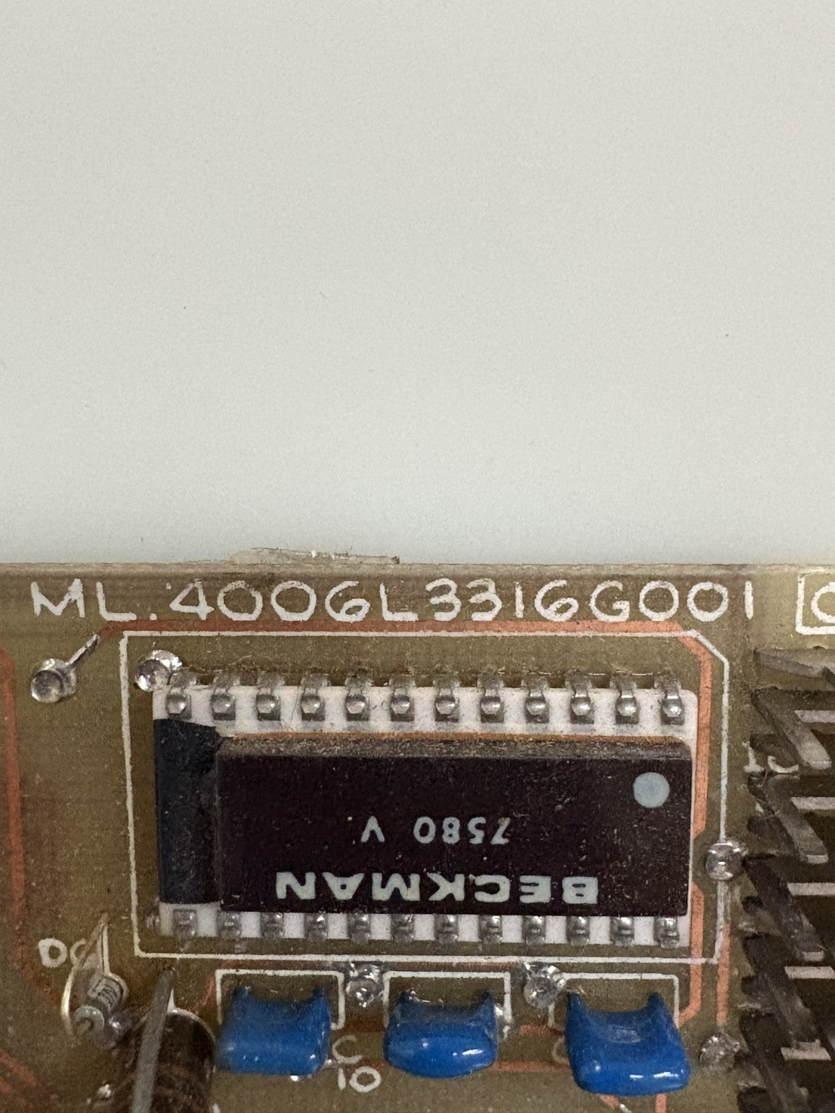 GENERAL ELECTRIC CIRCUIT BOARD ML 4006L3316G001-0