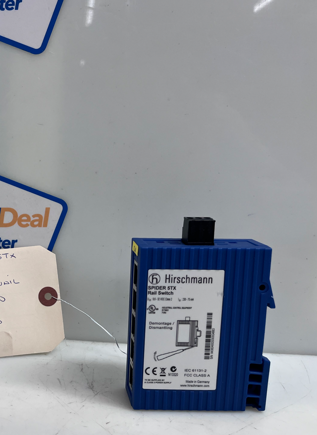 BELDEN SPIDER 5TX / SPIDER5TX  Rail Switch  5 Port