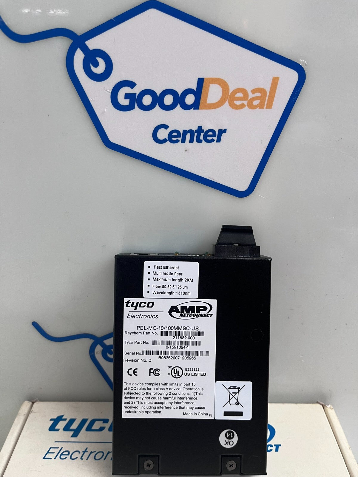 TYCO ELECTRONICS / Amp NetConnect  1591024-1   PEL-MC-10/100MMSC-US