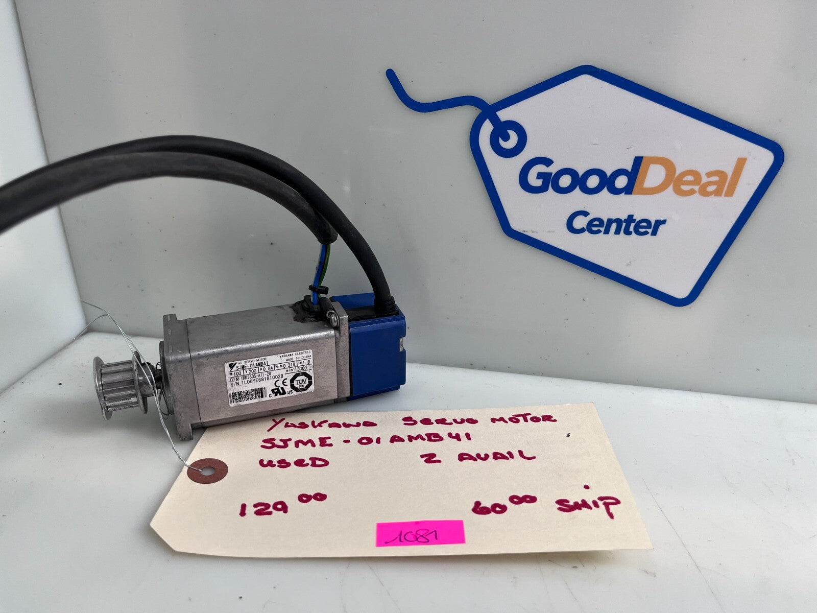 YASKAWA SJME-01AMB4C  AC Servo Motor