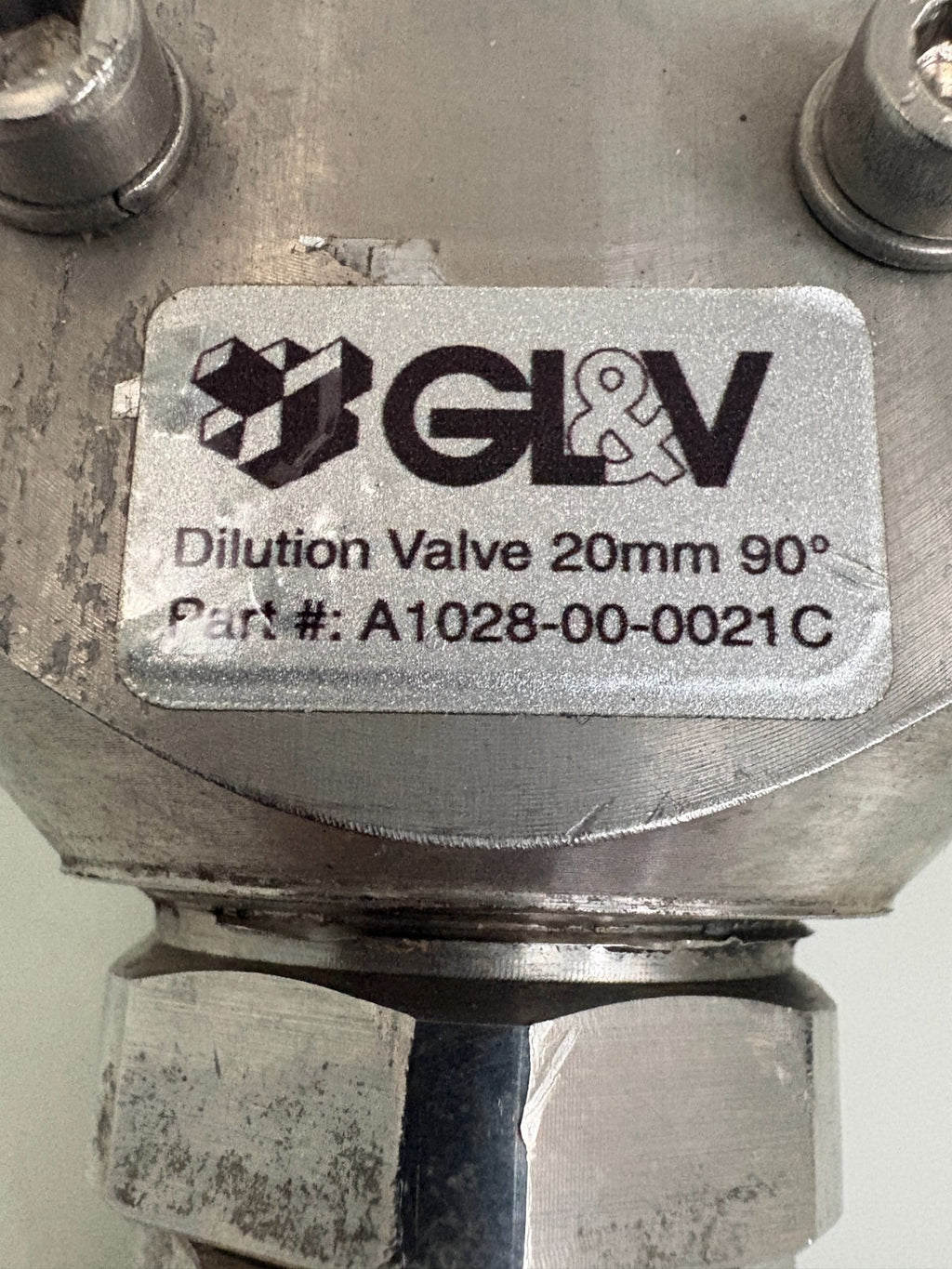 GL & V DILUTION CROSS VALVE A1028-00-0021C2