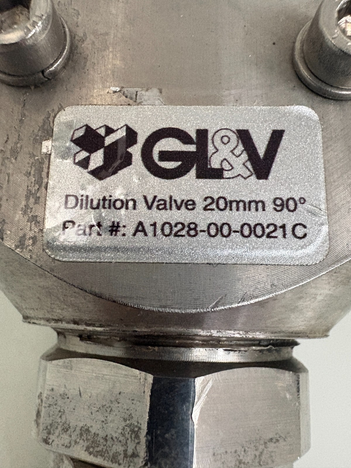 GL & V DILUTION CROSS VALVE A1028-00-0021C2