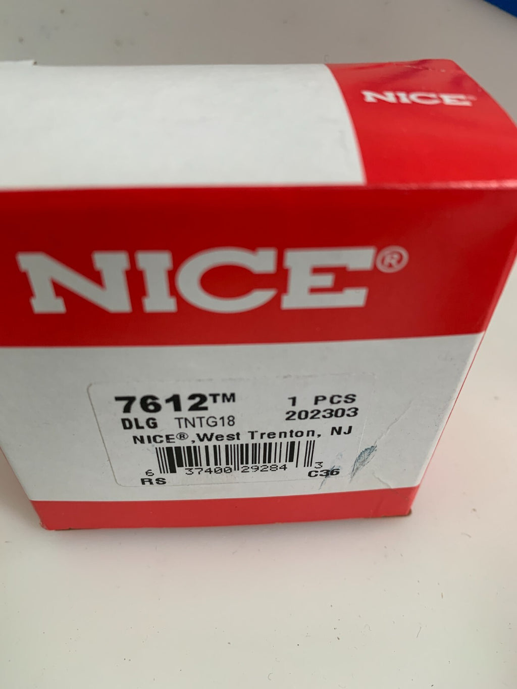 NICE  7612  DLG  TNTG18  Bearing    202303  (Lot of 2)