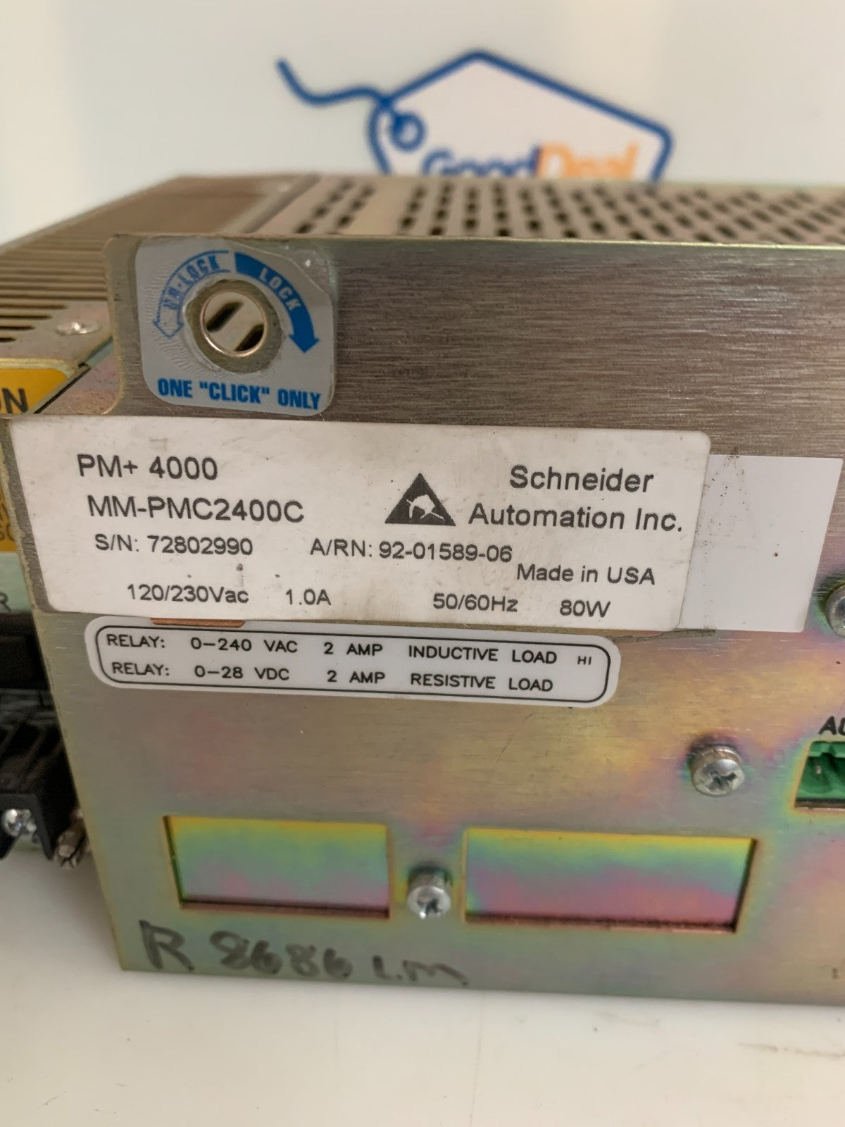 SCHNEIDER ELECTRIC PM + 400 CONTROLLER MM-PMC2400C