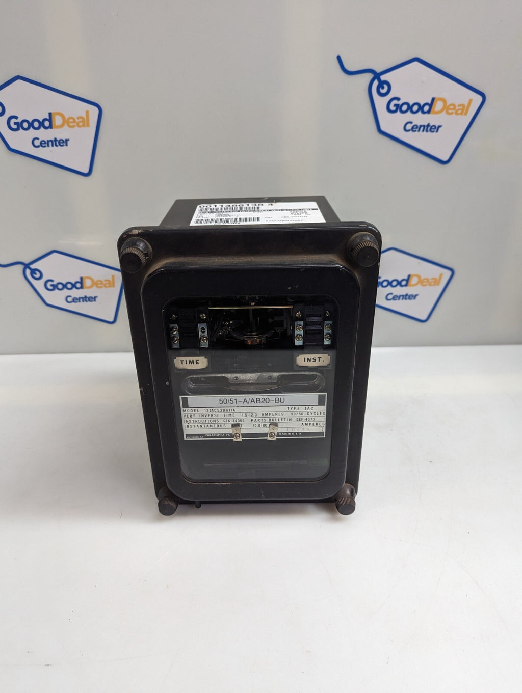 GE 12IAC53B811A Time Overcurrent Relay 1.5-12.0A