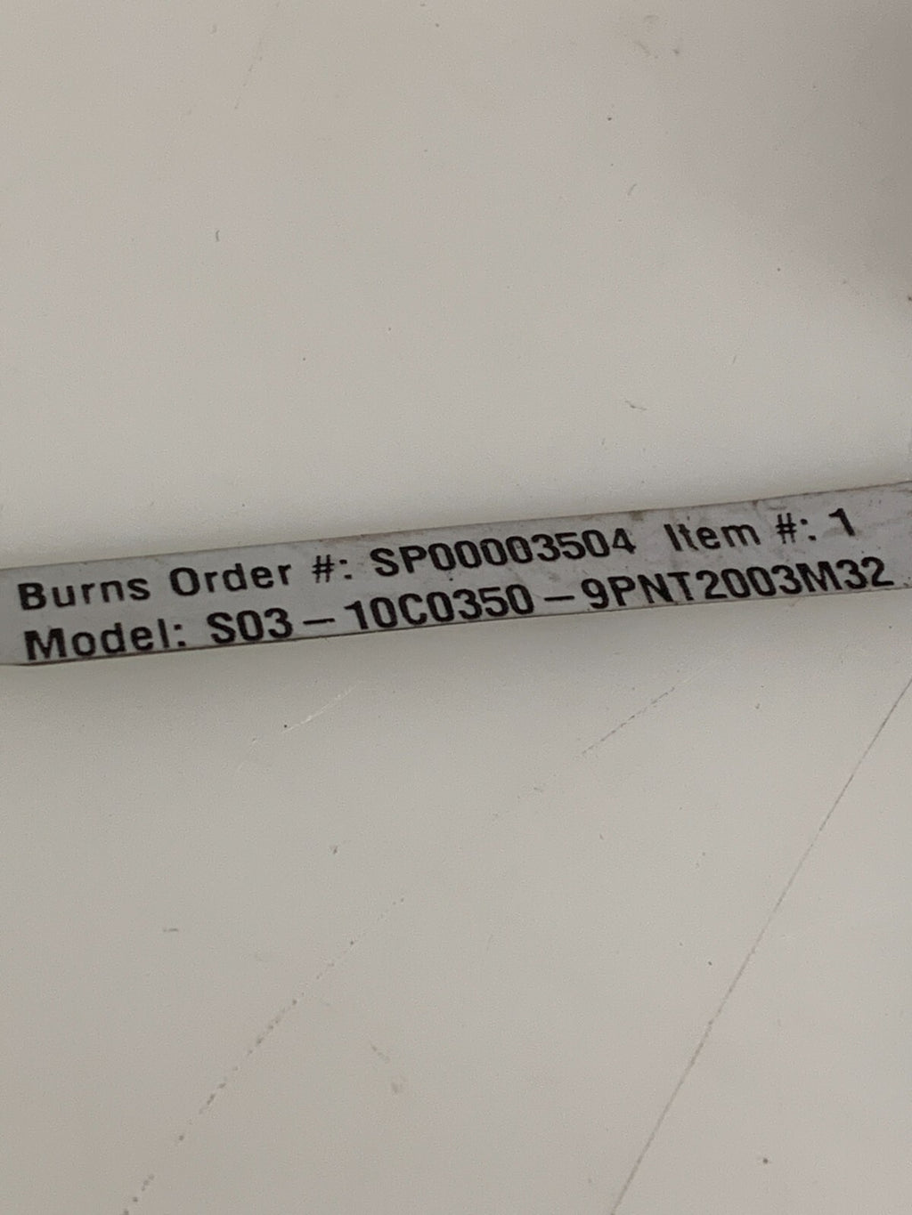 BURNS ENG. TRANSMITTER 503-10CO350-9 PNT2003 M322