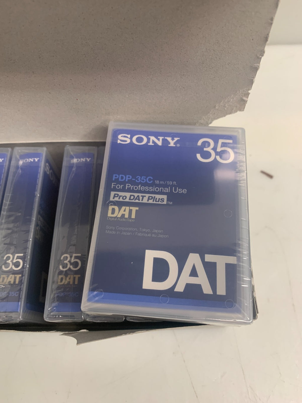 SONY PDP-35C Digital Audio Tape For Professional Use  18m/59ft.0