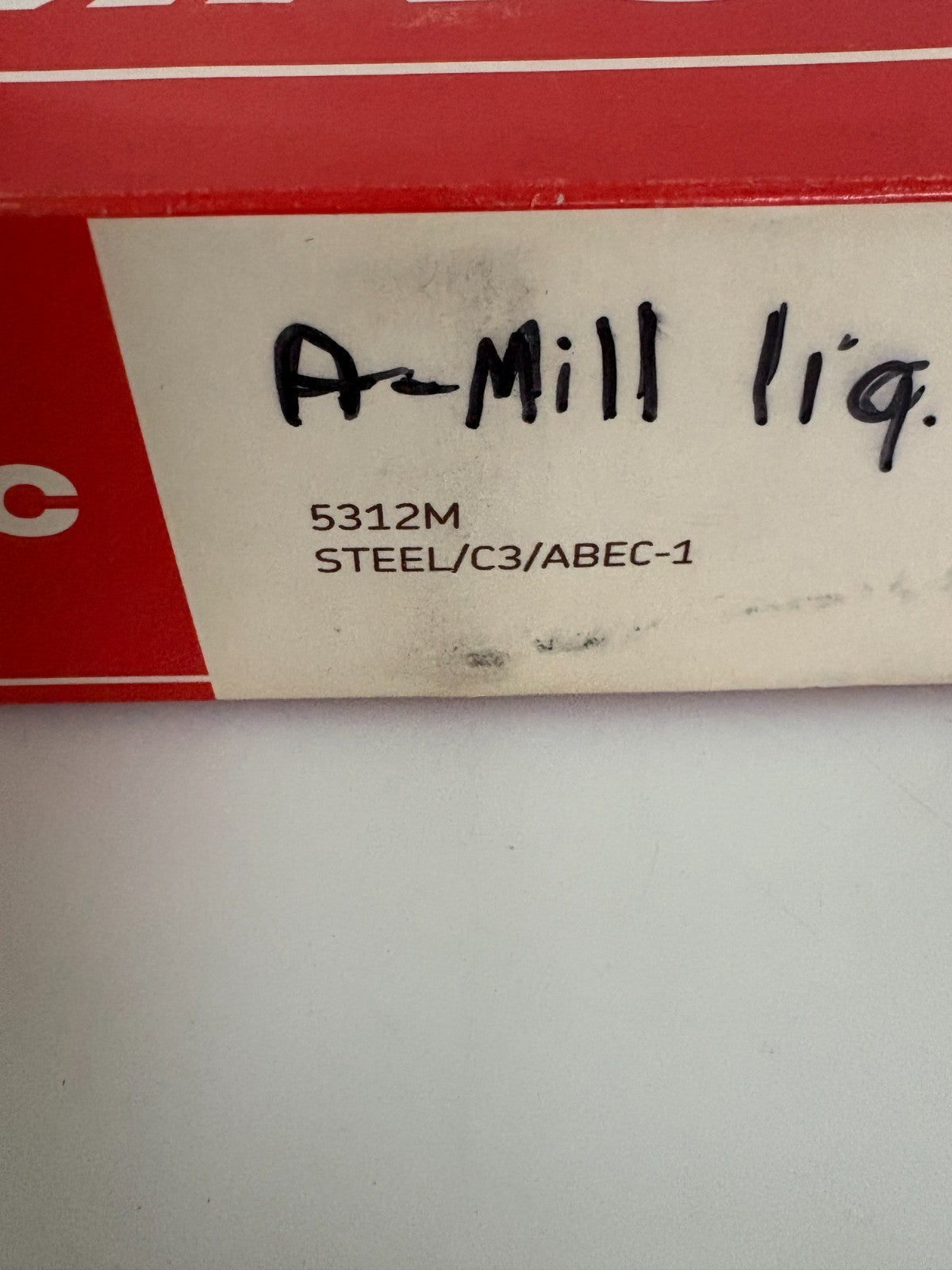 MRC BALL BEARING DOUBLE ROW ANGULAR CONTACT 5312 M STEEL/C3/ABEC-1