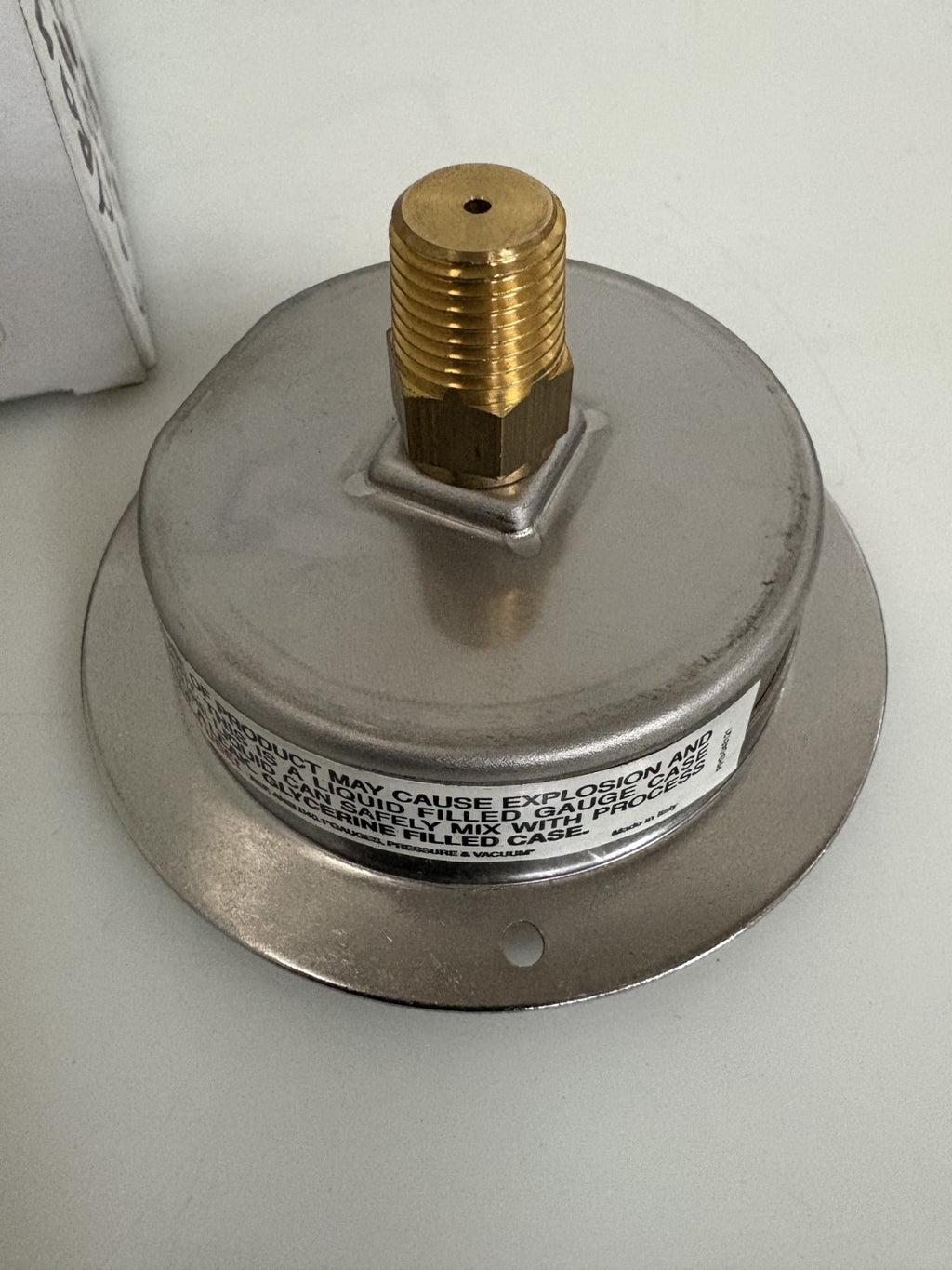 WEISS INSTRUMENT FRONT FLANGE PRESSURE GAUGE 0-300PSI