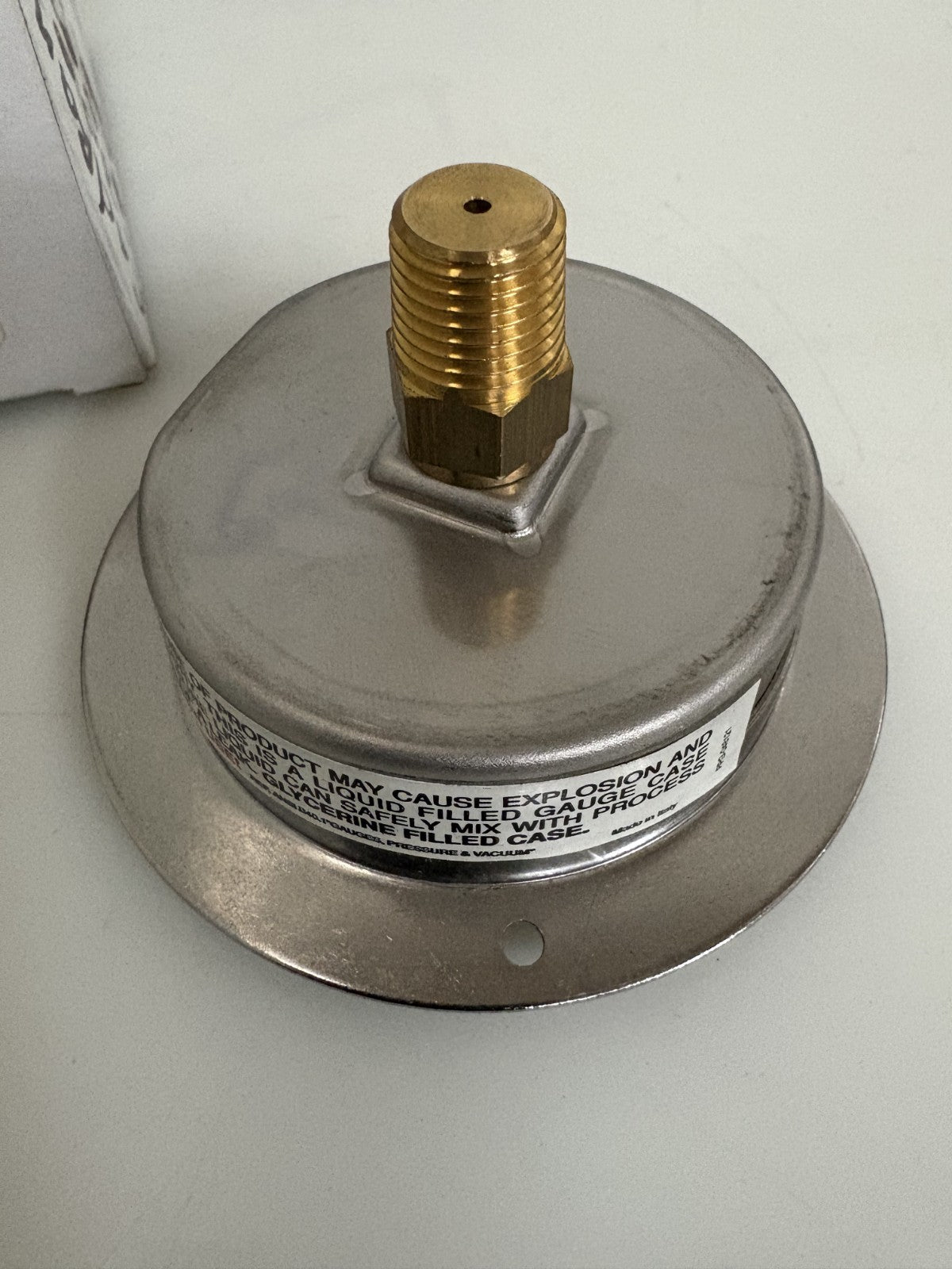 WEISS INSTRUMENT FRONT FLANGE PRESSURE GAUGE 0-300PSI