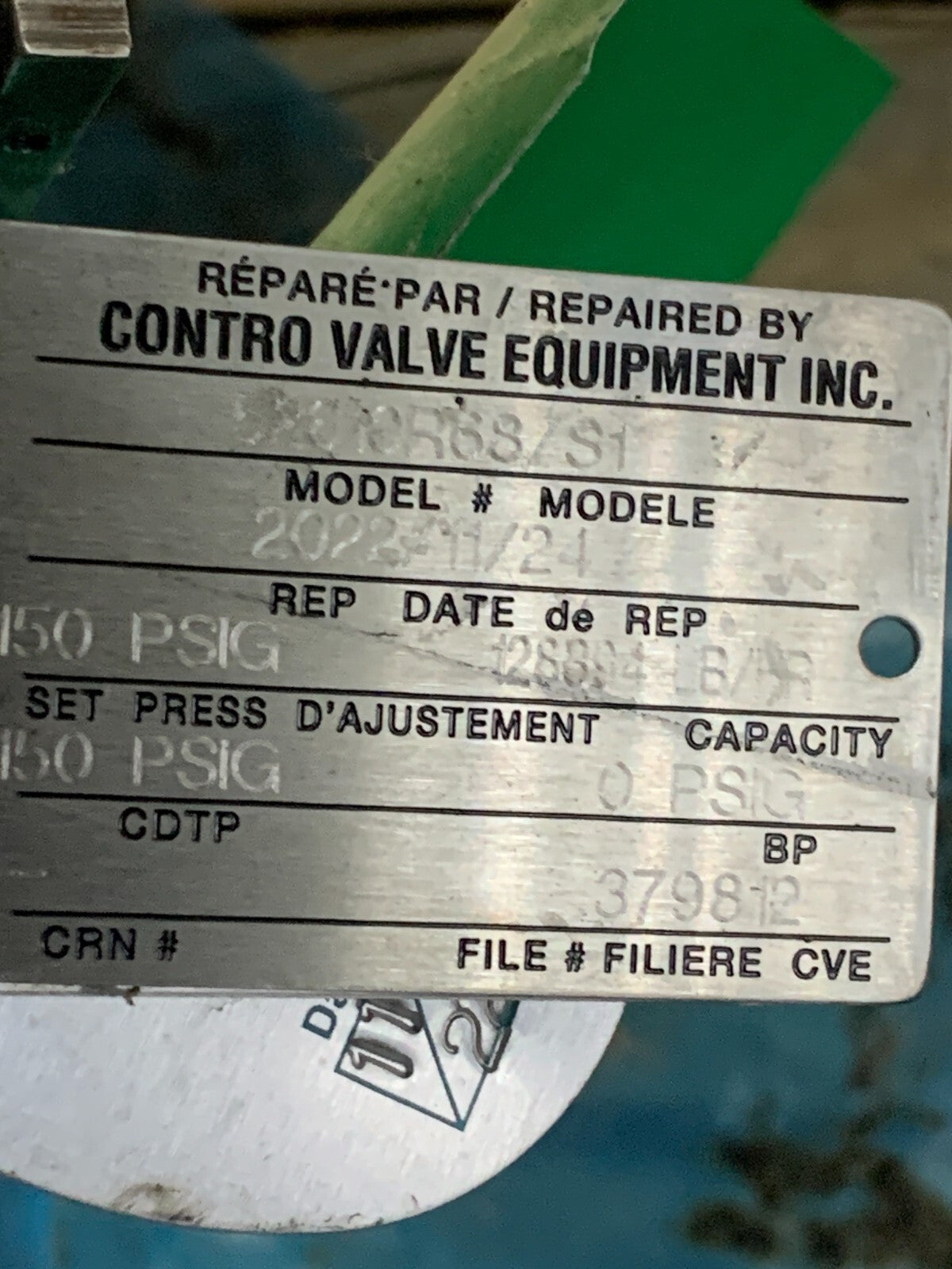 CONTRO VALVE 52610B68/S1 20225