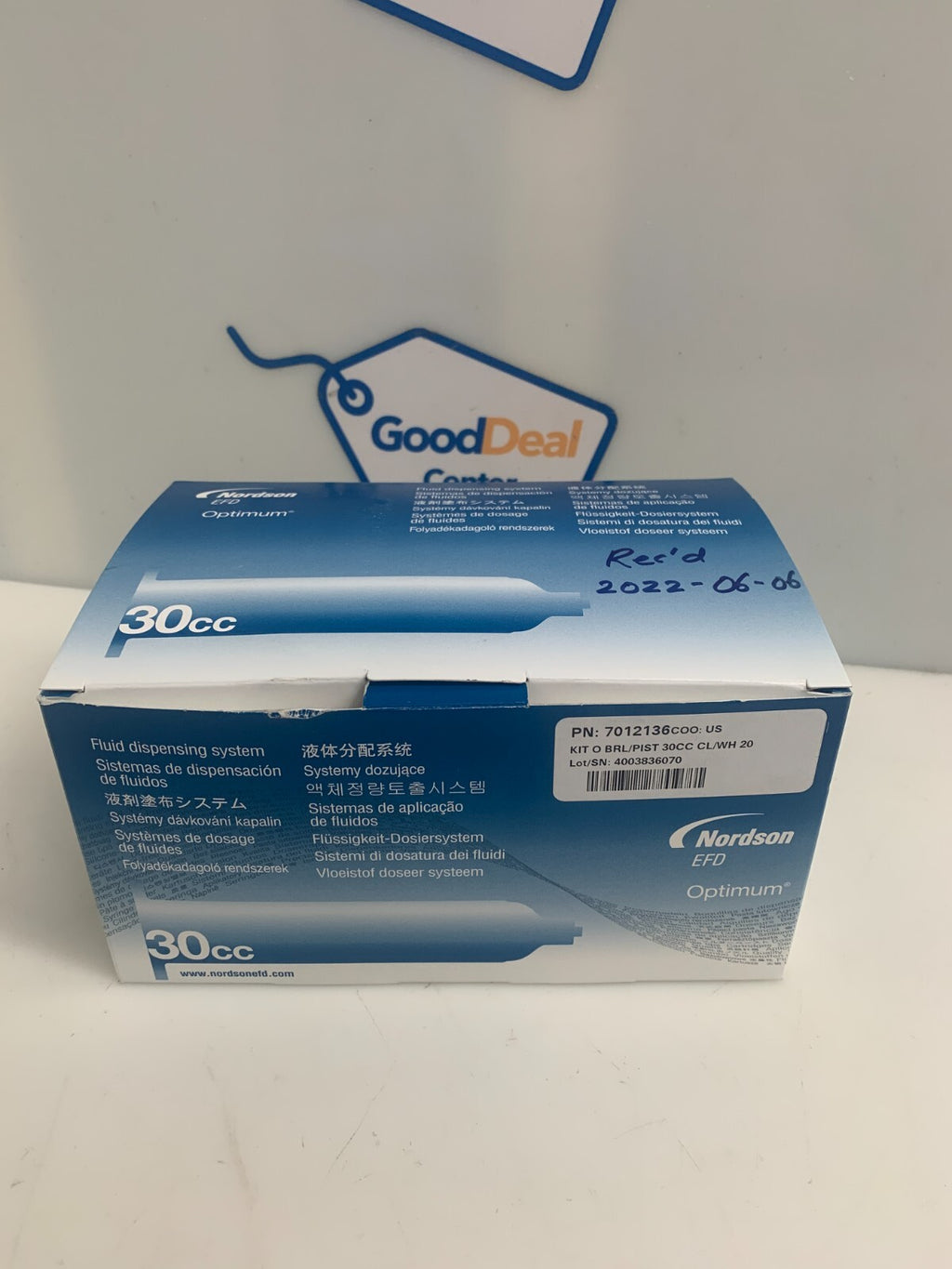 NORDSON  EFD   Optimum Dosing System  30CC  7012136   (Box of 20)