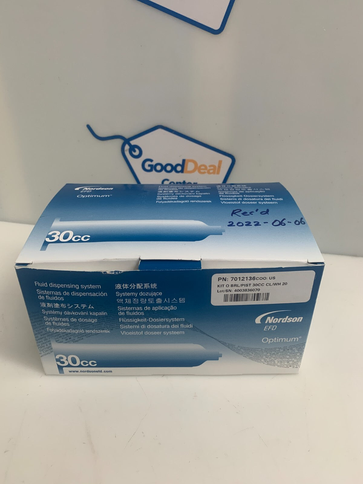 NORDSON  EFD   Optimum Dosing System  30CC  7012136   (Box of 20)