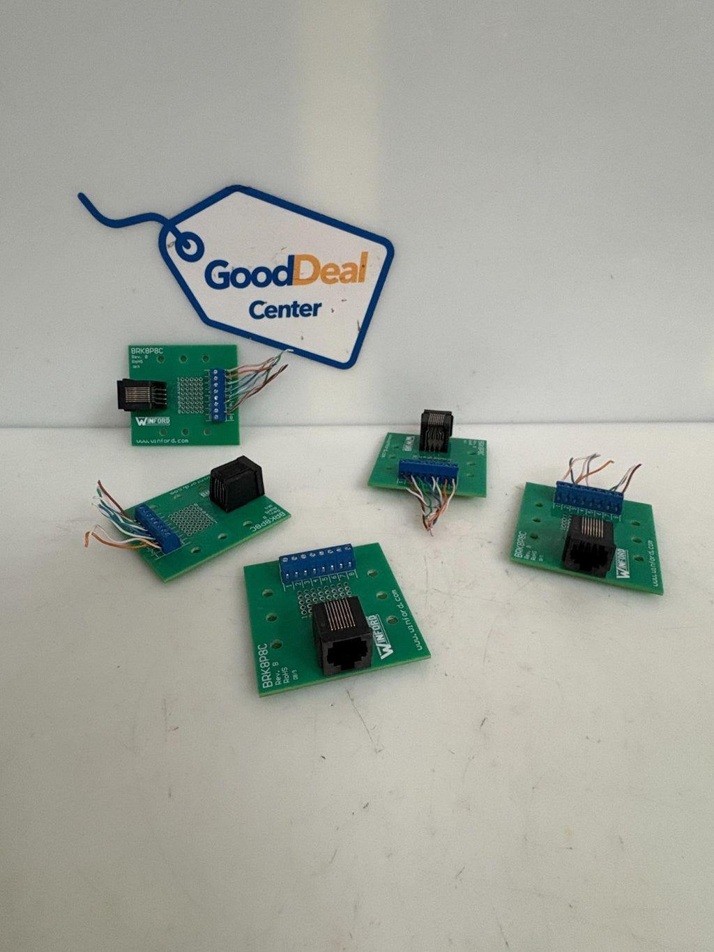 LOT OF 5 WINFORD BREAKOUT BOARD BRK 8P8C