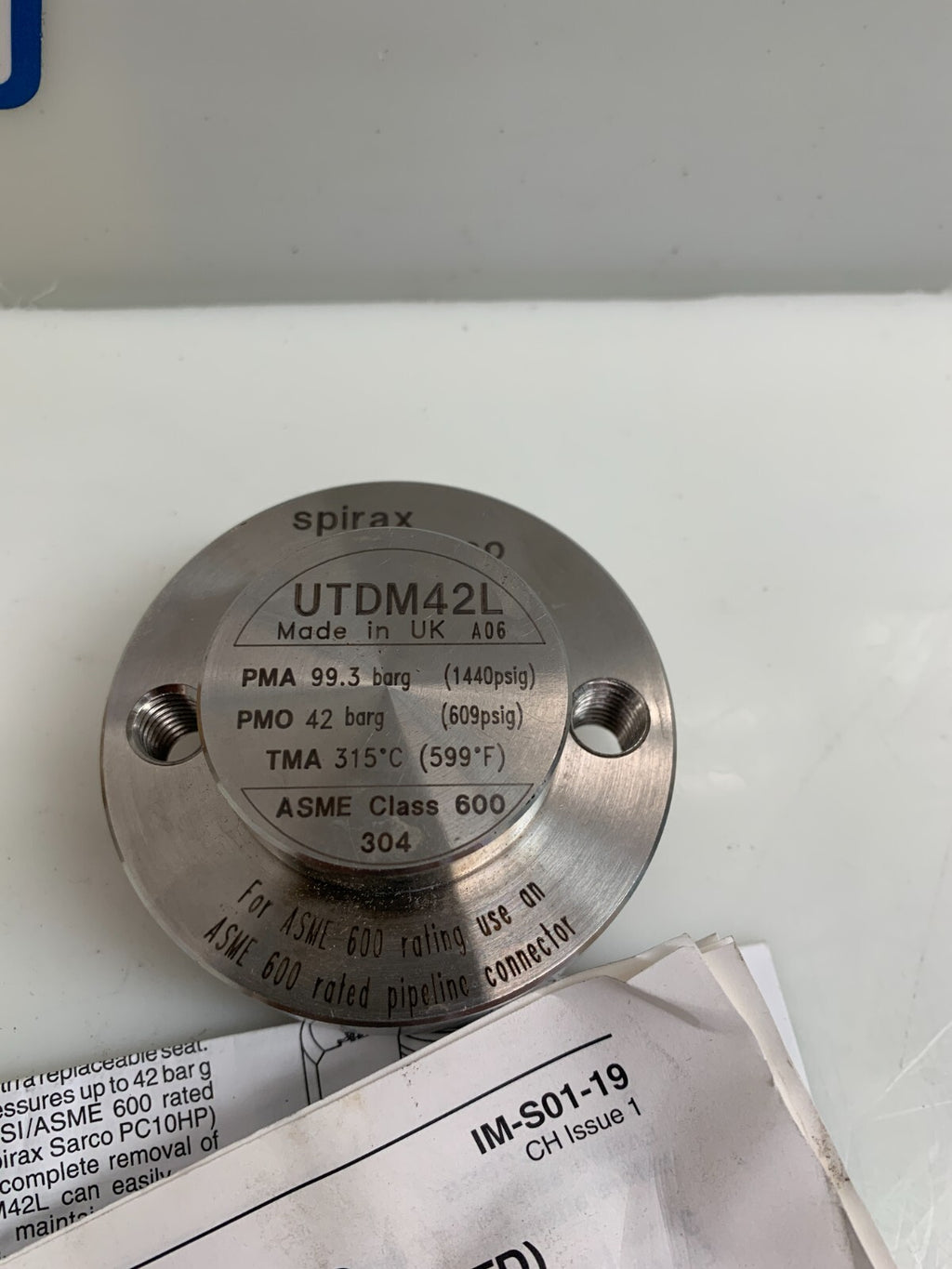 SPIRAX SARCO   UTD M42L   CAP NO  AHW
