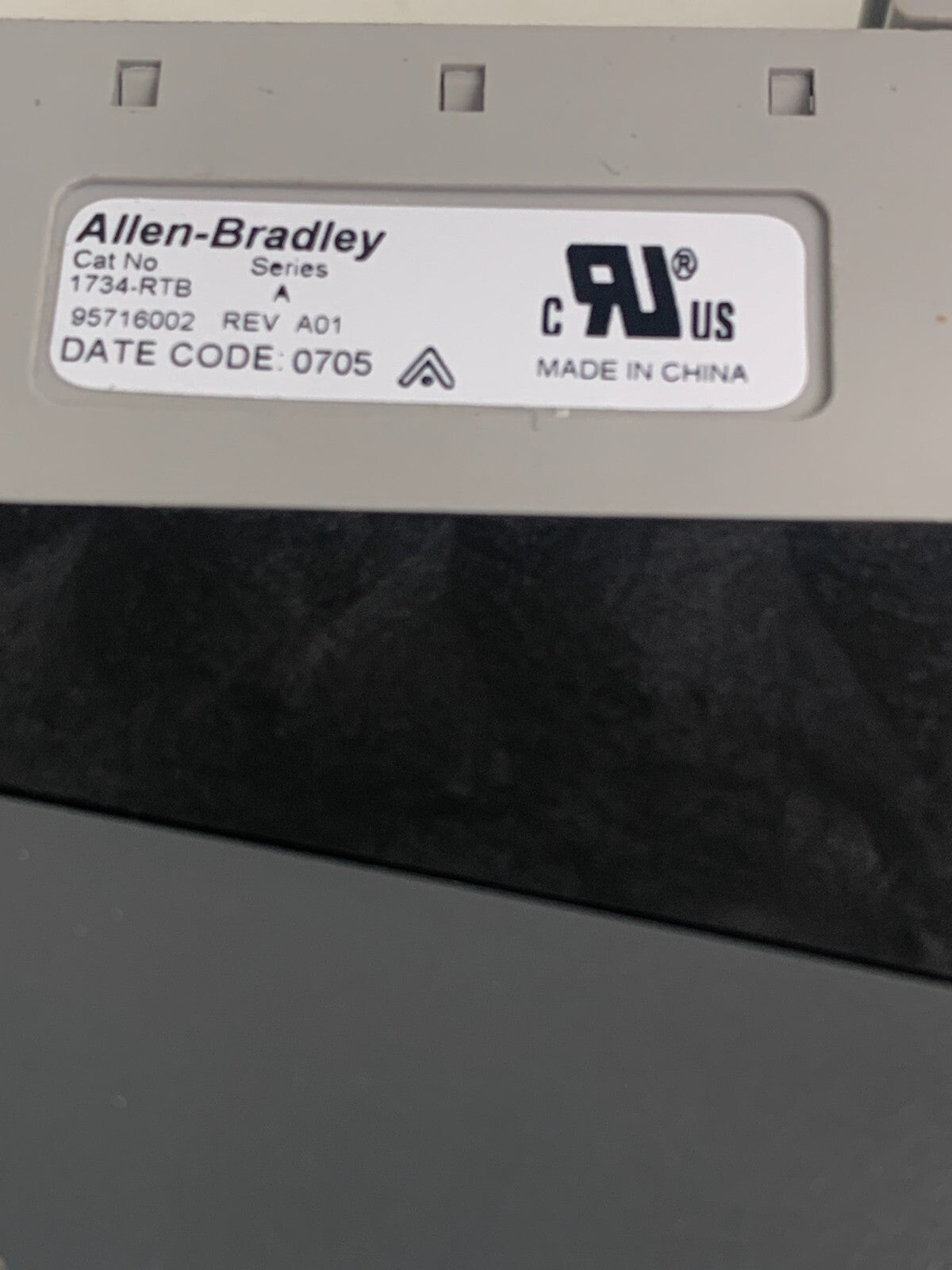 ALLEN BRADLEY POWER SUPPLY 1734-EP24DC SER B W/ 1734-RTB A5