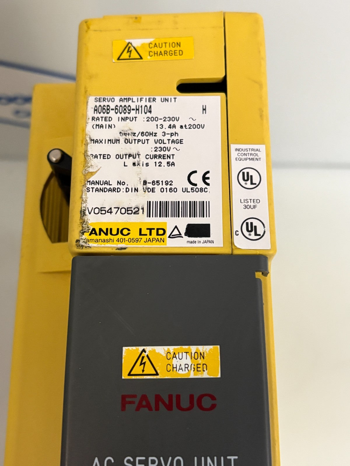 GE FANUC SERVO AMPLIFIER MODULE A06B-6089-H1041