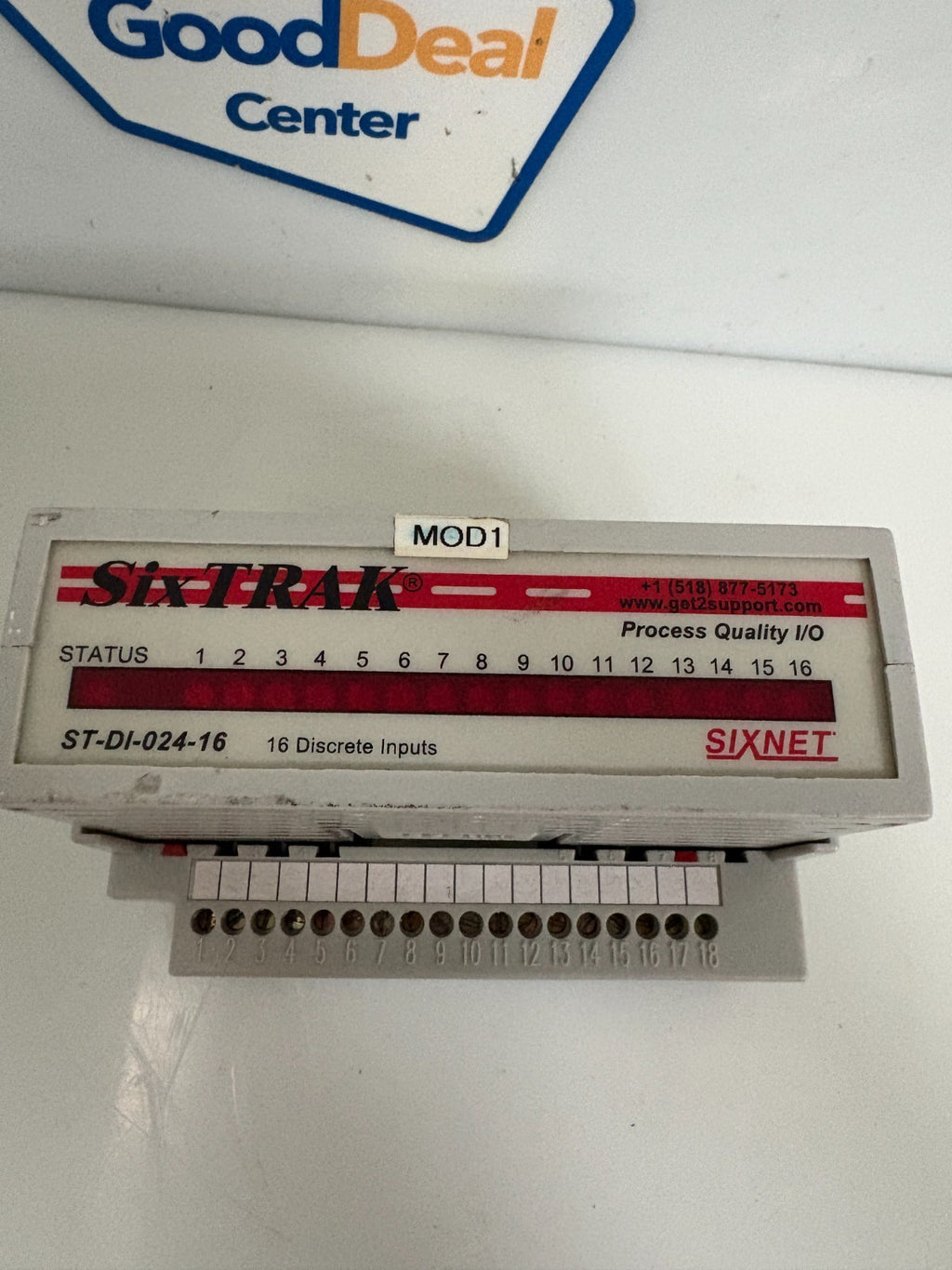 SIX TRAK SIXNET 16 DISCRETE INPUTS ST-DI-024-16
