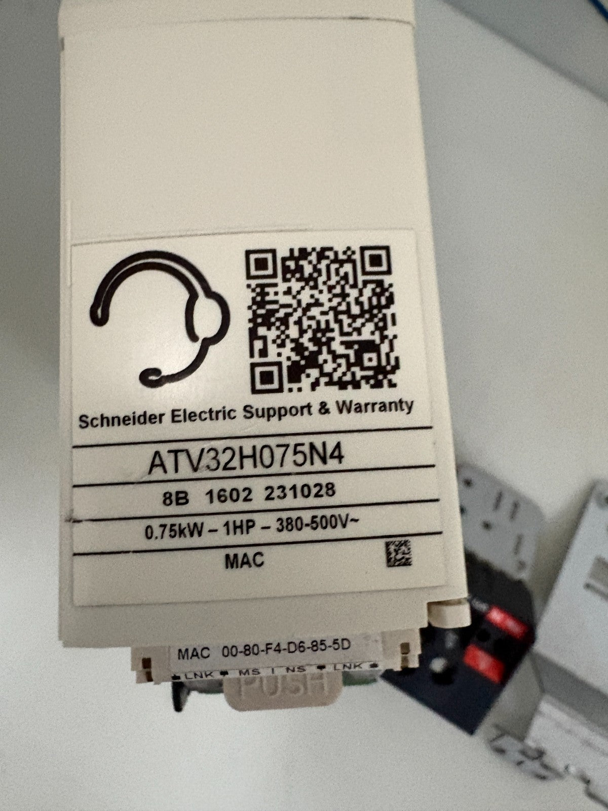 SCHNEIDER SERVO DRIVE ATV32H075N4 ALTIVAR 321