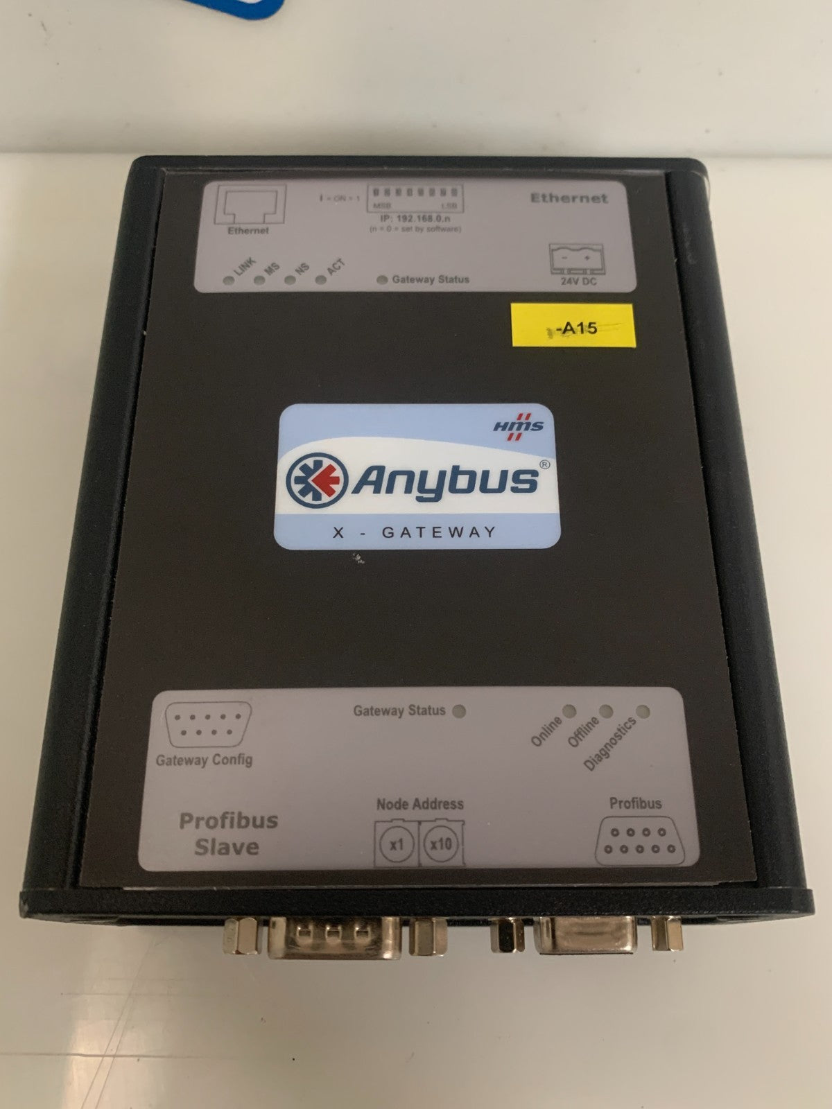 ANYBUS HMS X-GATEWAY ABS-EMBS-PDPS PROTOCOL CONVERTER NO CABLE #AB7634-B