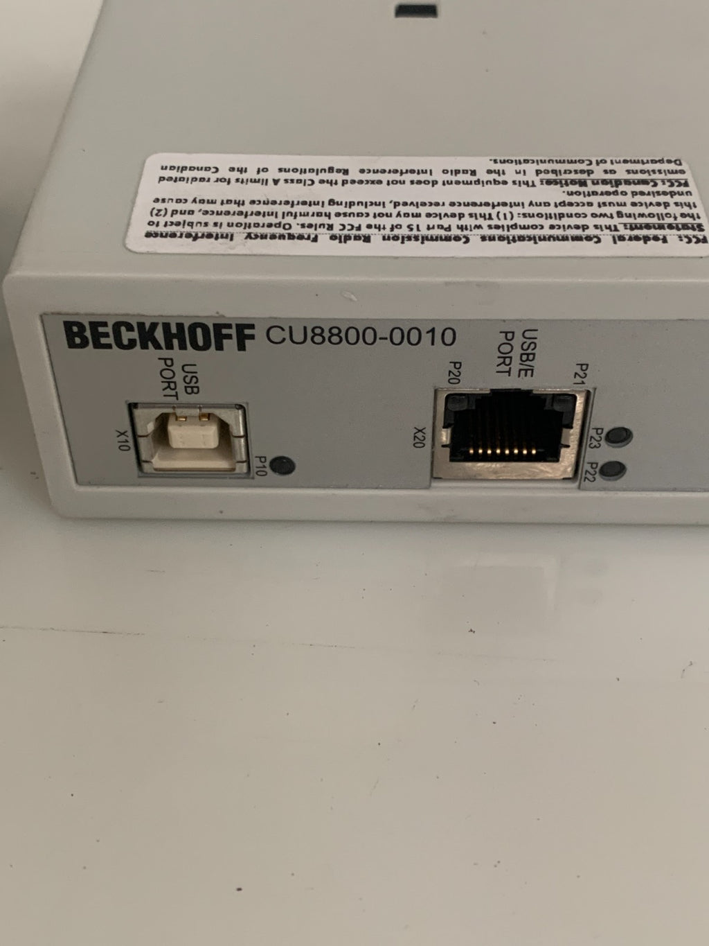 BECKHOFF EXTENDER TRANSMITTER USB-E TX CU8800-0010