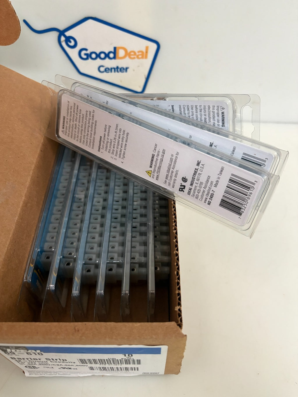 LOT OF 9 IDEAL 12 CIRCUIT BARRIER STRIP #89-6103