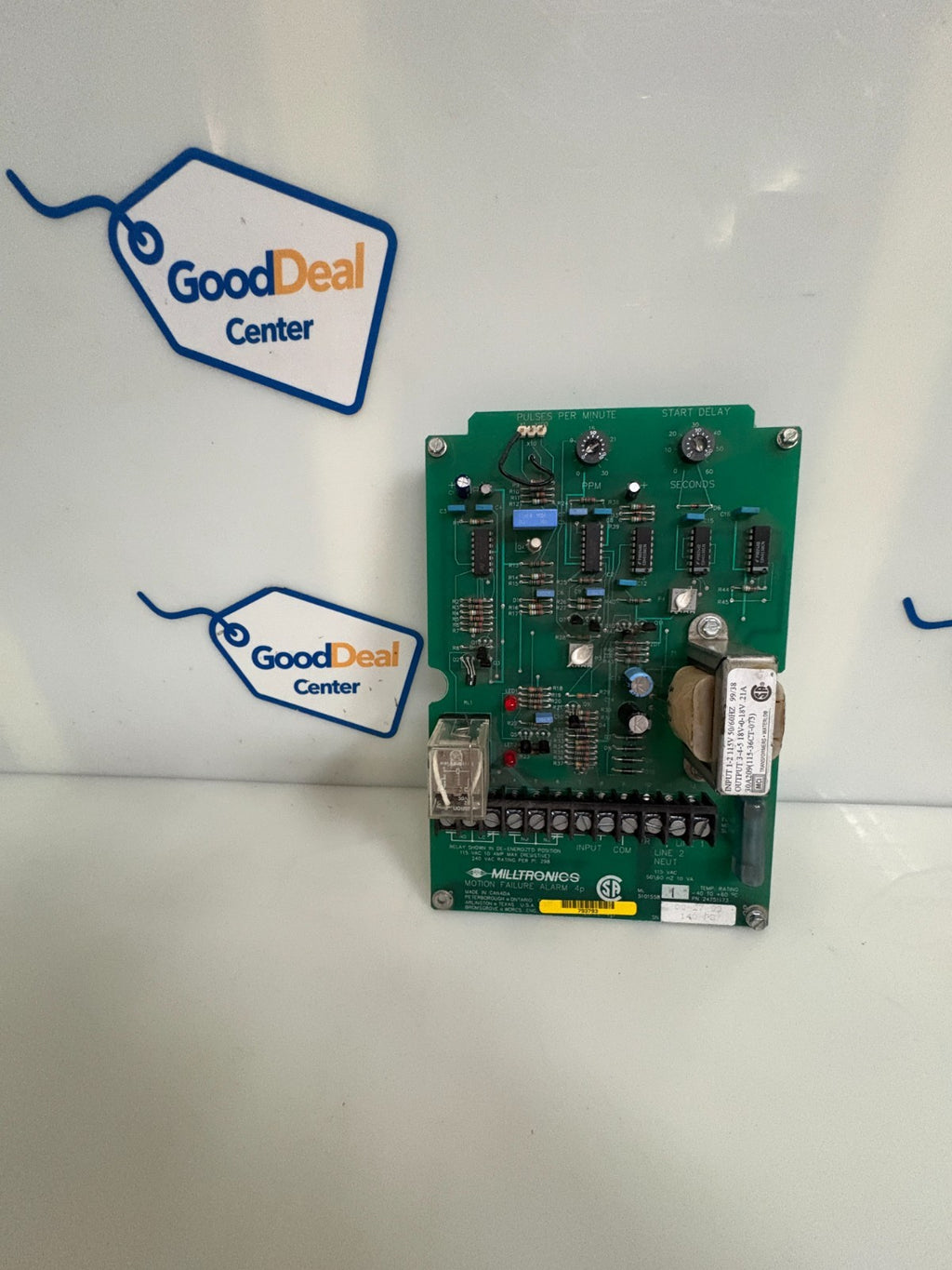 MILLTRONICS MOTION FAILURE ALARM MAIN BOARD 4P0