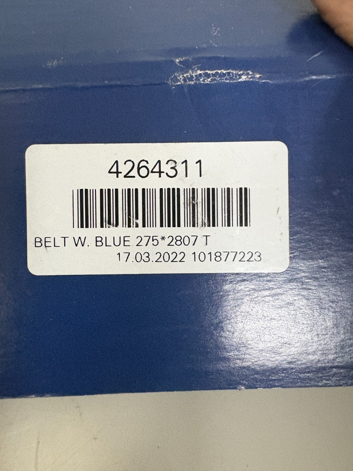 MAREL BELT BLEW 275* 2807 T #4264311