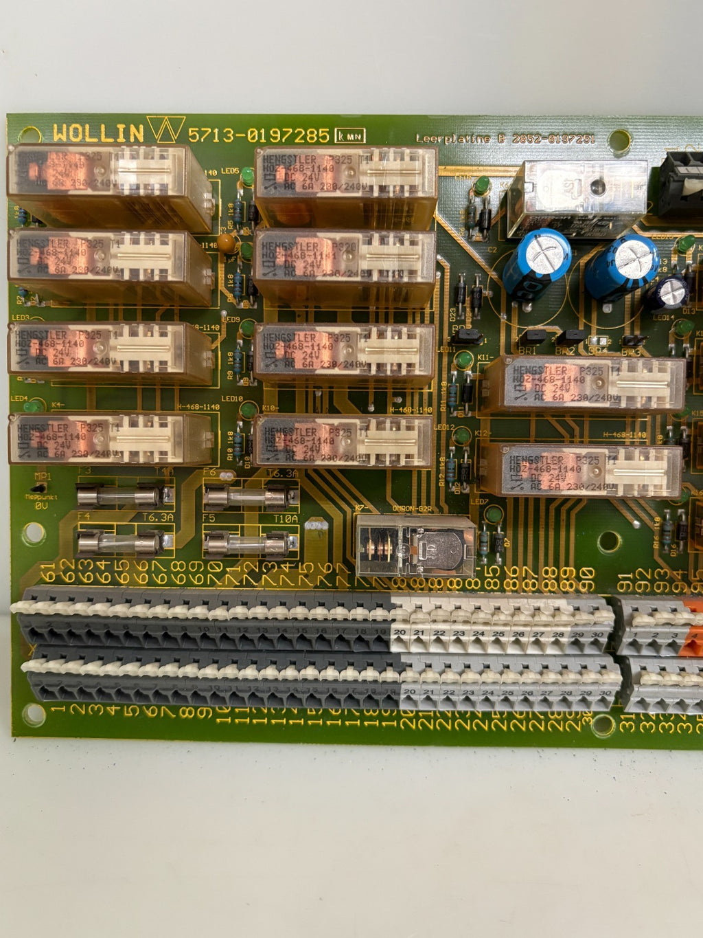 WOLLIN RELAY CIRCUIT BOARD 5713-0197285