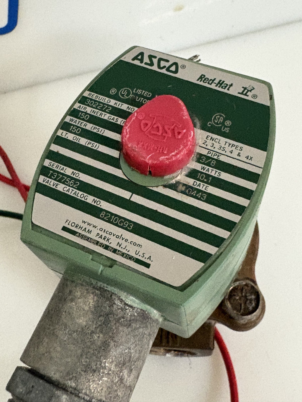 ASCO SOLENOID VALVE 8210G93