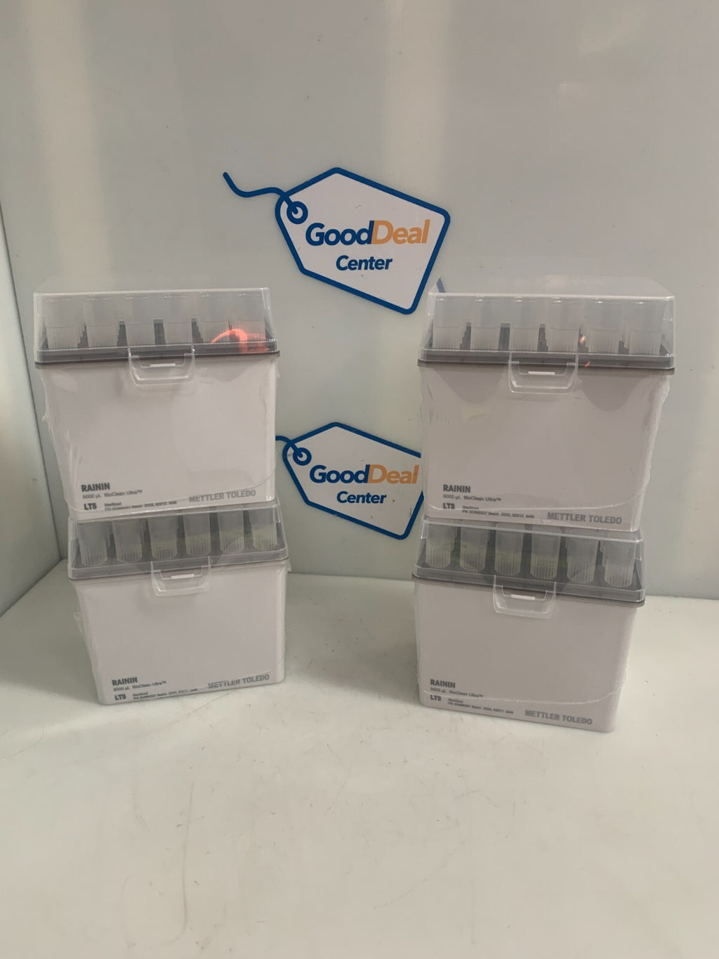 Lot of 4 racks of 24 units Mettler Toledo Rainin Bio Clean Ultra 5000UL 30389257