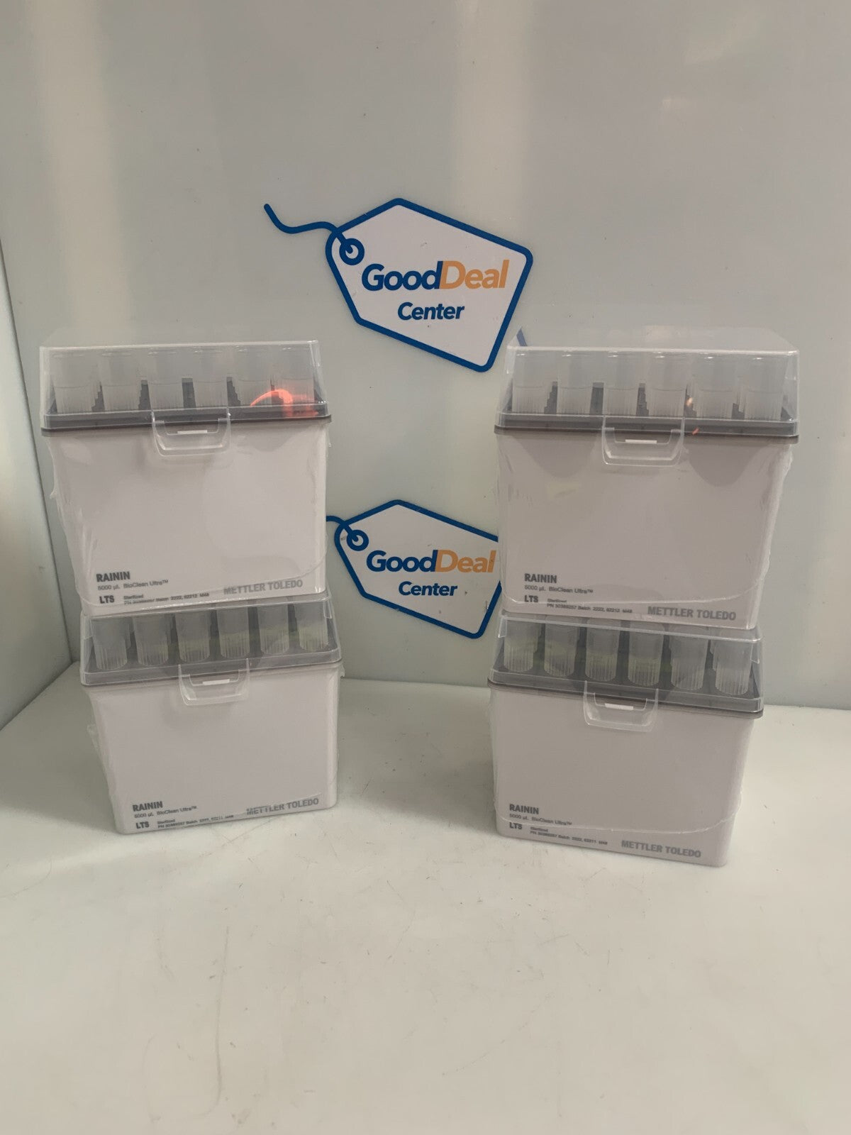 Lot of 4 racks of 24 units Mettler Toledo Rainin Bio Clean Ultra 5000UL 30389257