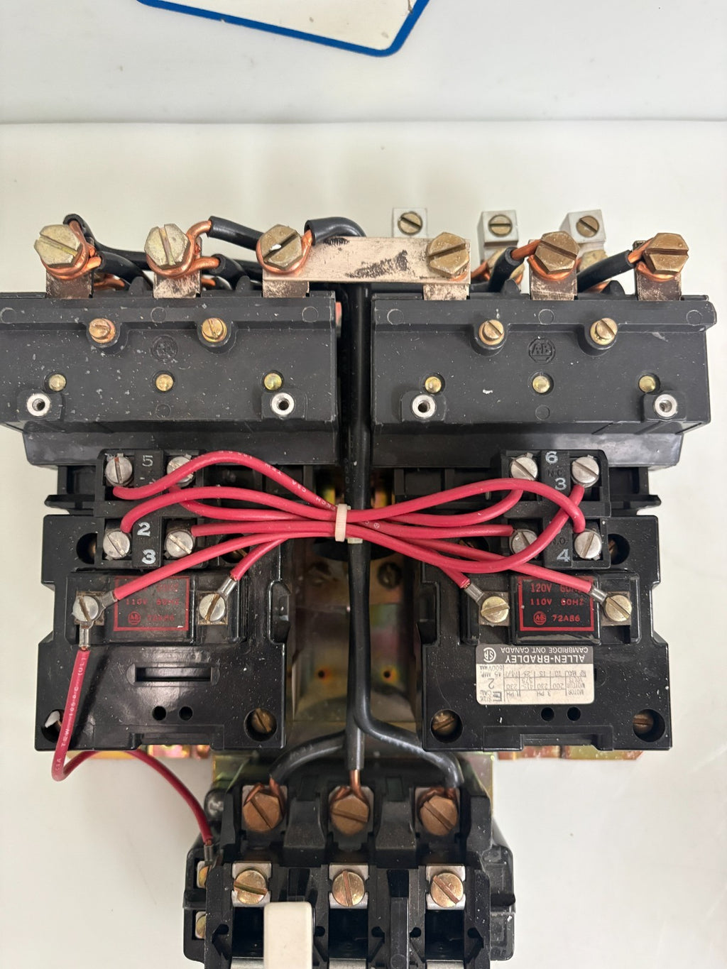 ALLEN BRADLEY REVERSING STARTER #705 SIZE E CAL 2 2