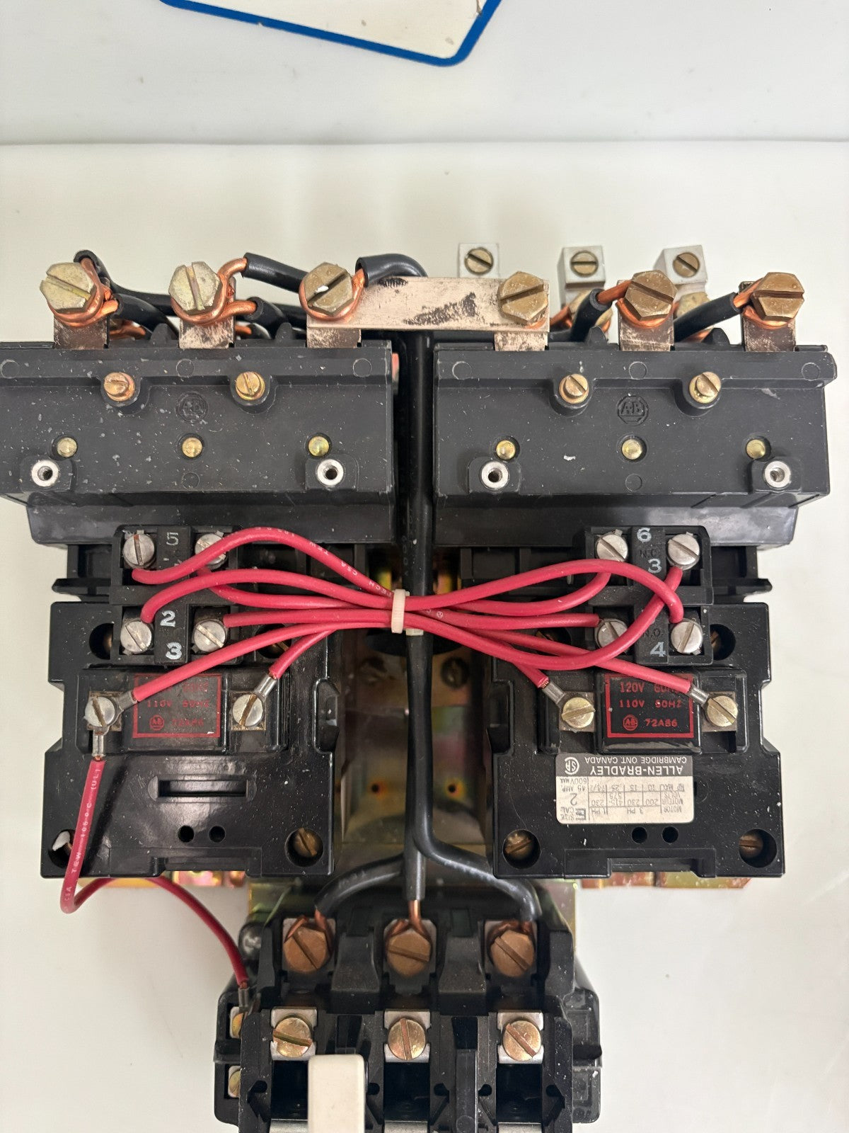 ALLEN BRADLEY REVERSING STARTER #705 SIZE E CAL 2 2